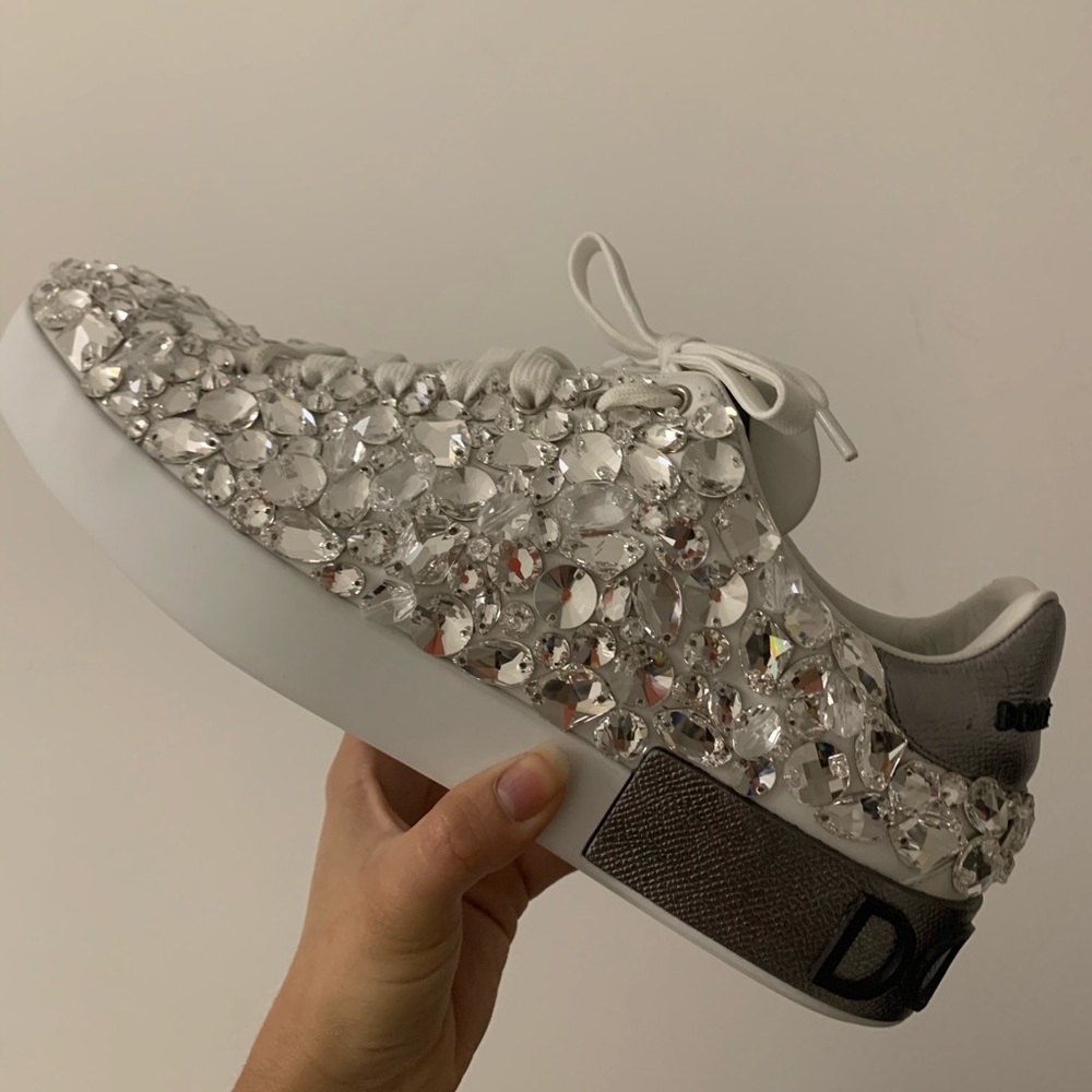 Dolce & Gabbana Crystal Sneakers